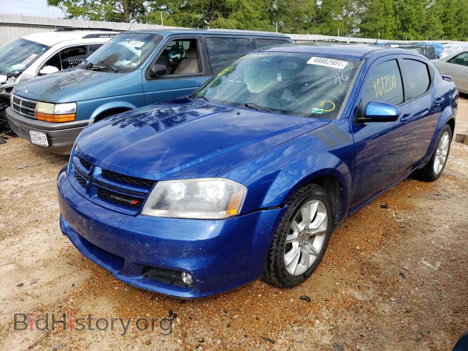 2013 DODGE AVENGER - VIN: 1C3CDZBG7DN586175 - Фото 2