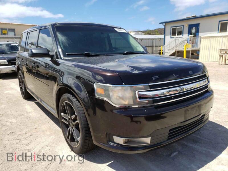 2013 Ford FLEX Flex SEL (VIN 2FMGK5C89DBD35233) — фото 1 из 10, Copart, повреждение: бок