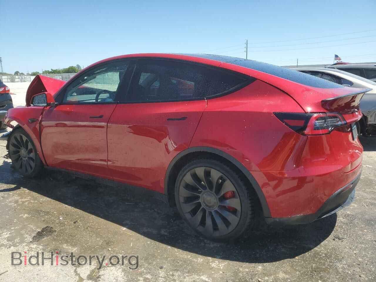 2021 TESLA MODEL Y - VIN: 5YJYGDEF9MF089285 - Фото 2
