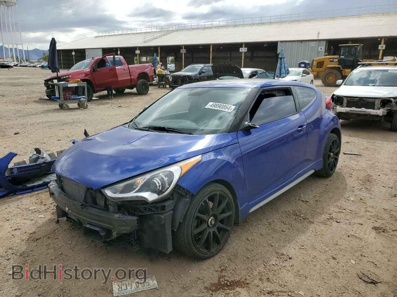 Photo KMHTC6AE4EU186350 - HYUNDAI VELOSTER 2014