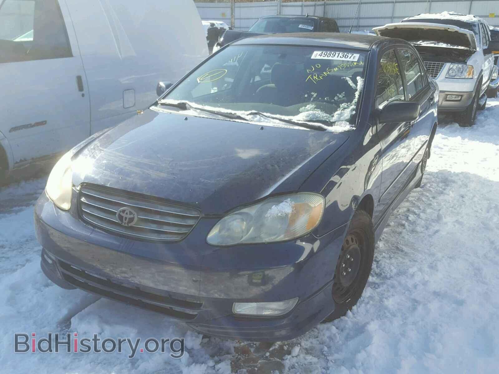 2003 TOYOTA COROLLA - VIN: 2T1BR32E13C105682 - Фото 2