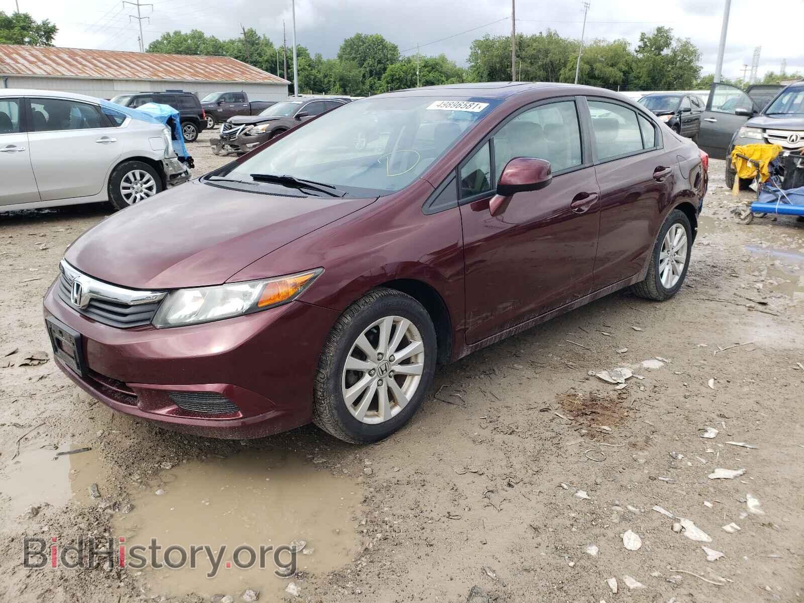 2012 HONDA CIVIC - VIN: 19XFB2F92CE053607 - Фото 2