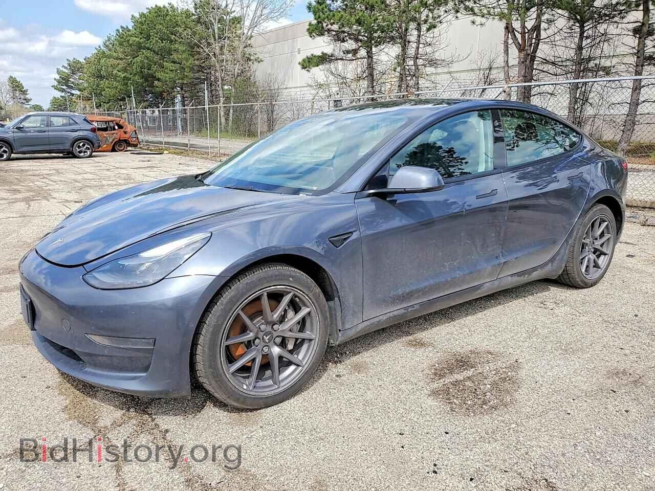 Photo 5YJ3E1EA4NF287518 - TESLA MODEL 3 2022