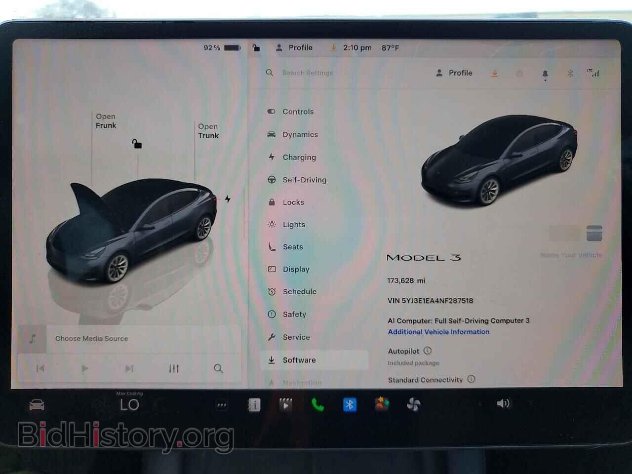2022 TESLA MODEL 3 - VIN: 5YJ3E1EA4NF287518 - Photo 9