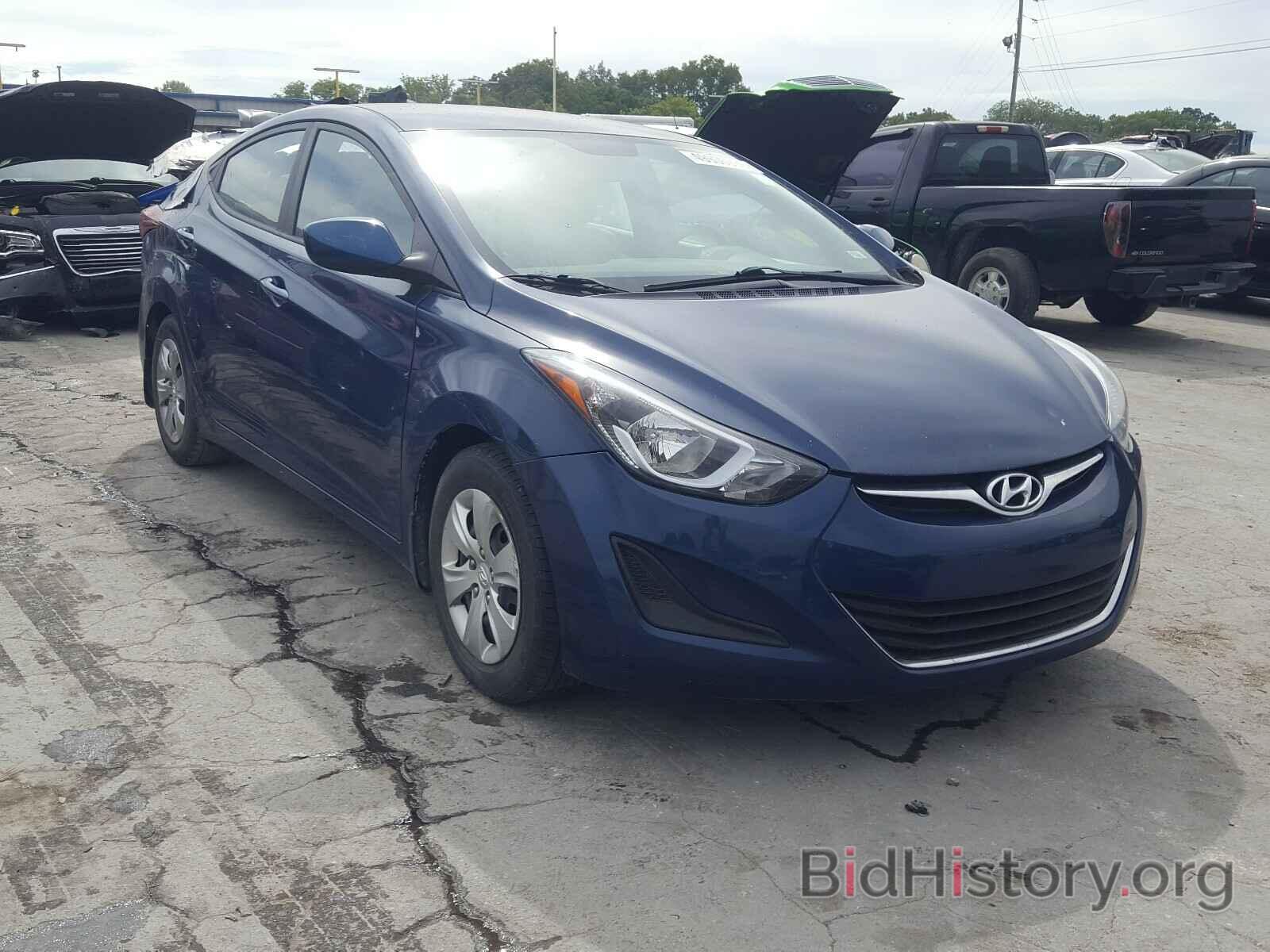 Photo KMHDH4AE4GU524956 - HYUNDAI ELANTRA 2016