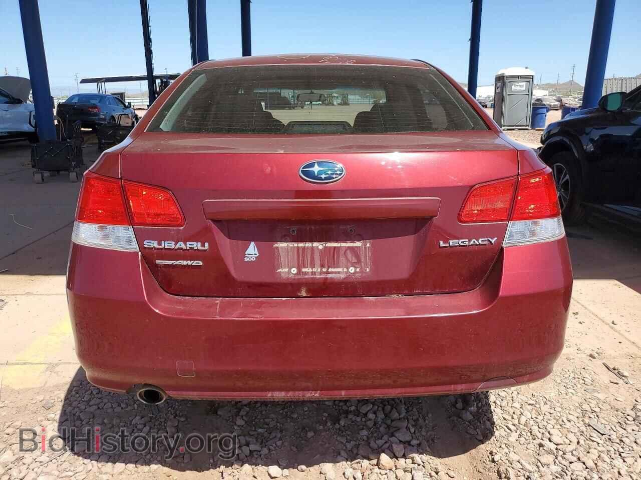 2012 SUBARU LEGACY - VIN: 4S3BMAC67C1015970 - Фото 6