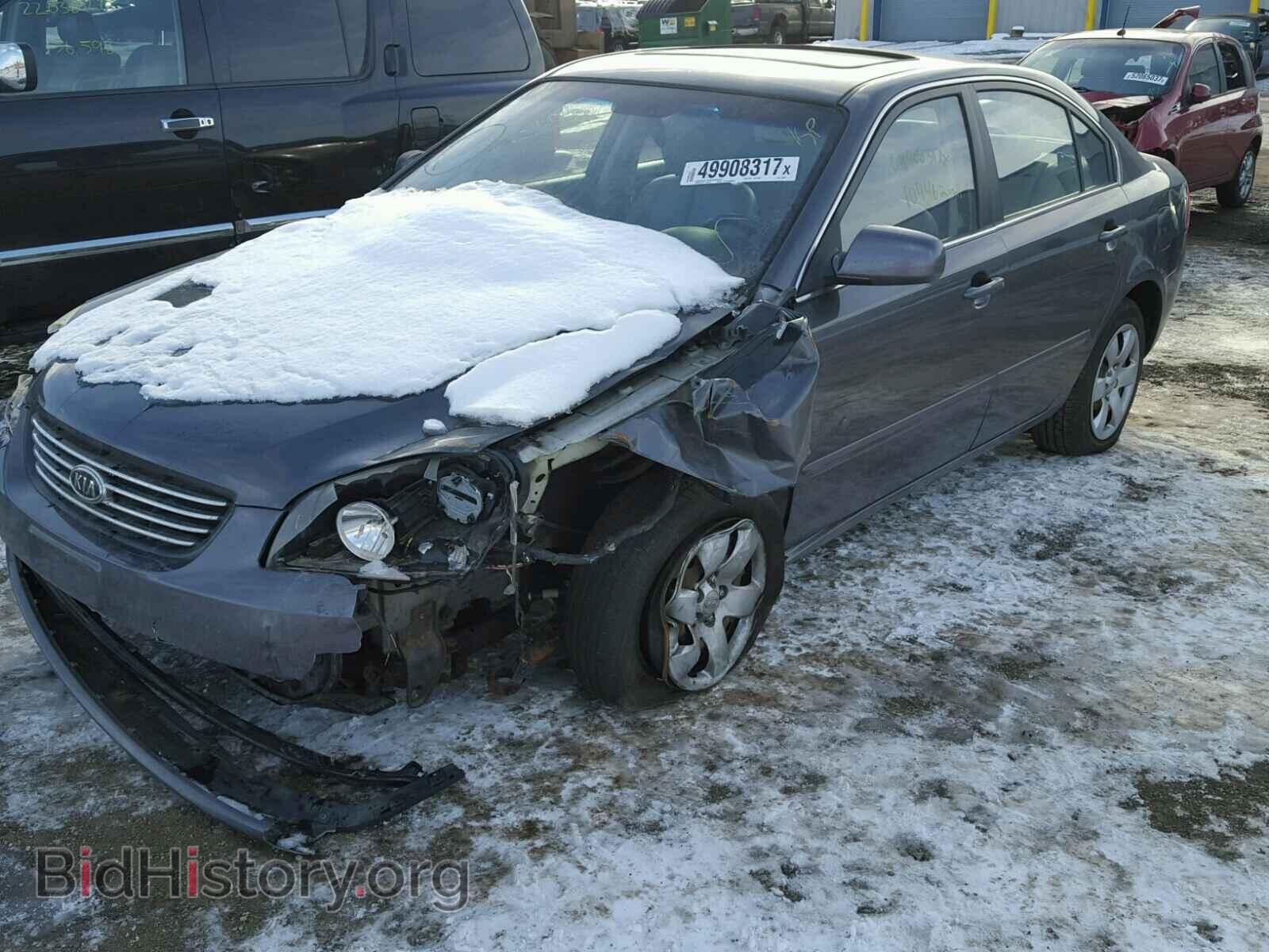 2008 KIA OPTIMA - VIN: KNAGE123X85255697 - Фото 2