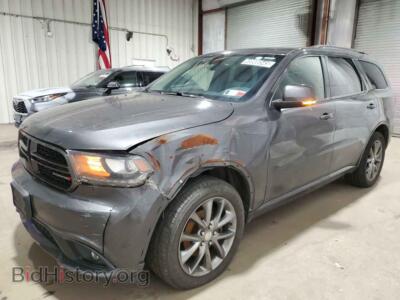 2017 Dodge DURANGO GT, gray — VIN 1C4RDJDG4HC644281, Copart