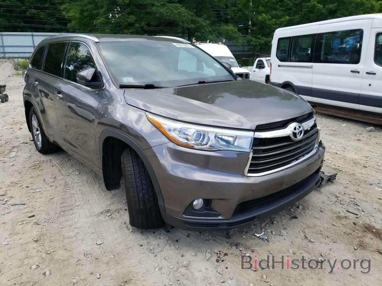 Photo 5TDJKRFH0FS171109 - TOYOTA HIGHLANDER 2015