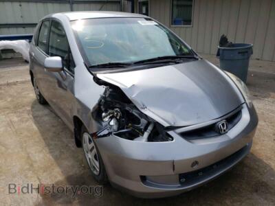 2008 Honda FIT, silver — VIN JHMGD38408S063349, Copart