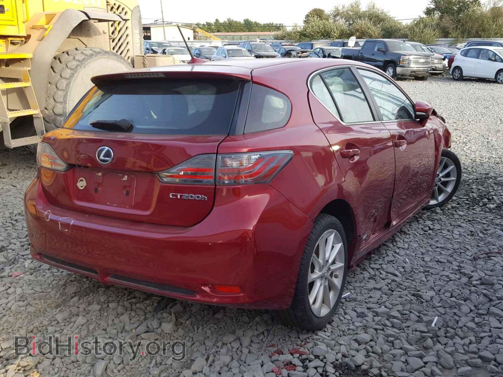 2013 LEXUS CT 200 - VIN: JTHKD5BH6D2135263 - Фото 4