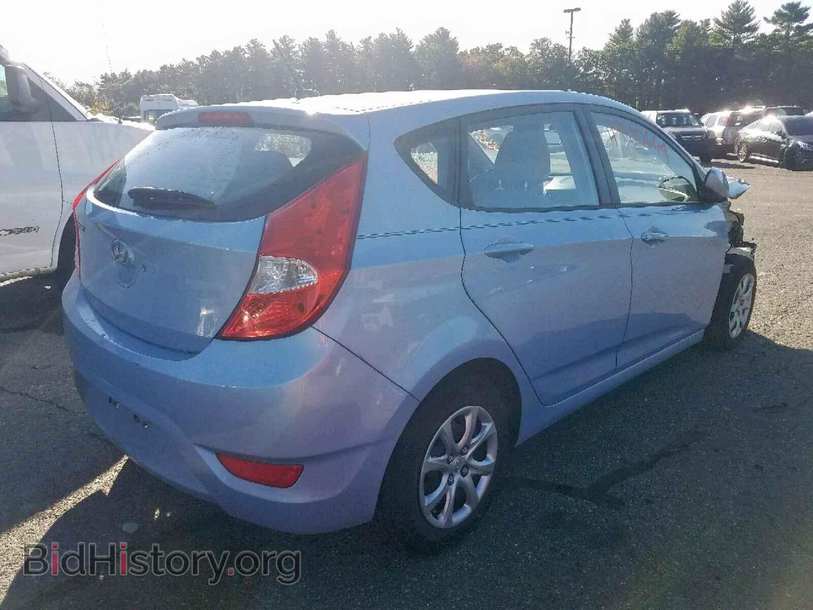 2014 HYUNDAI ACCENT - VIN: KMHCT5AE1EU187143 - Фото 4