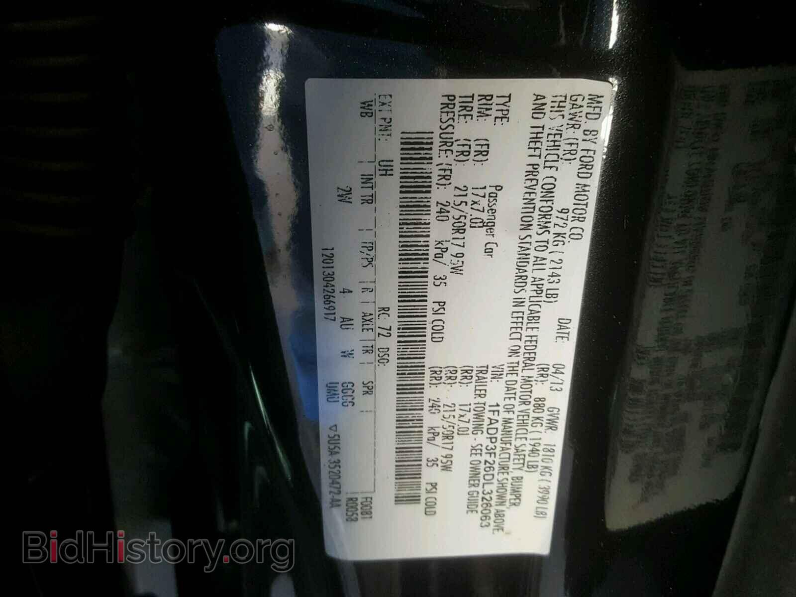2013 FORD FOCUS - VIN: 1FADP3F26DL326063 - Фото 10