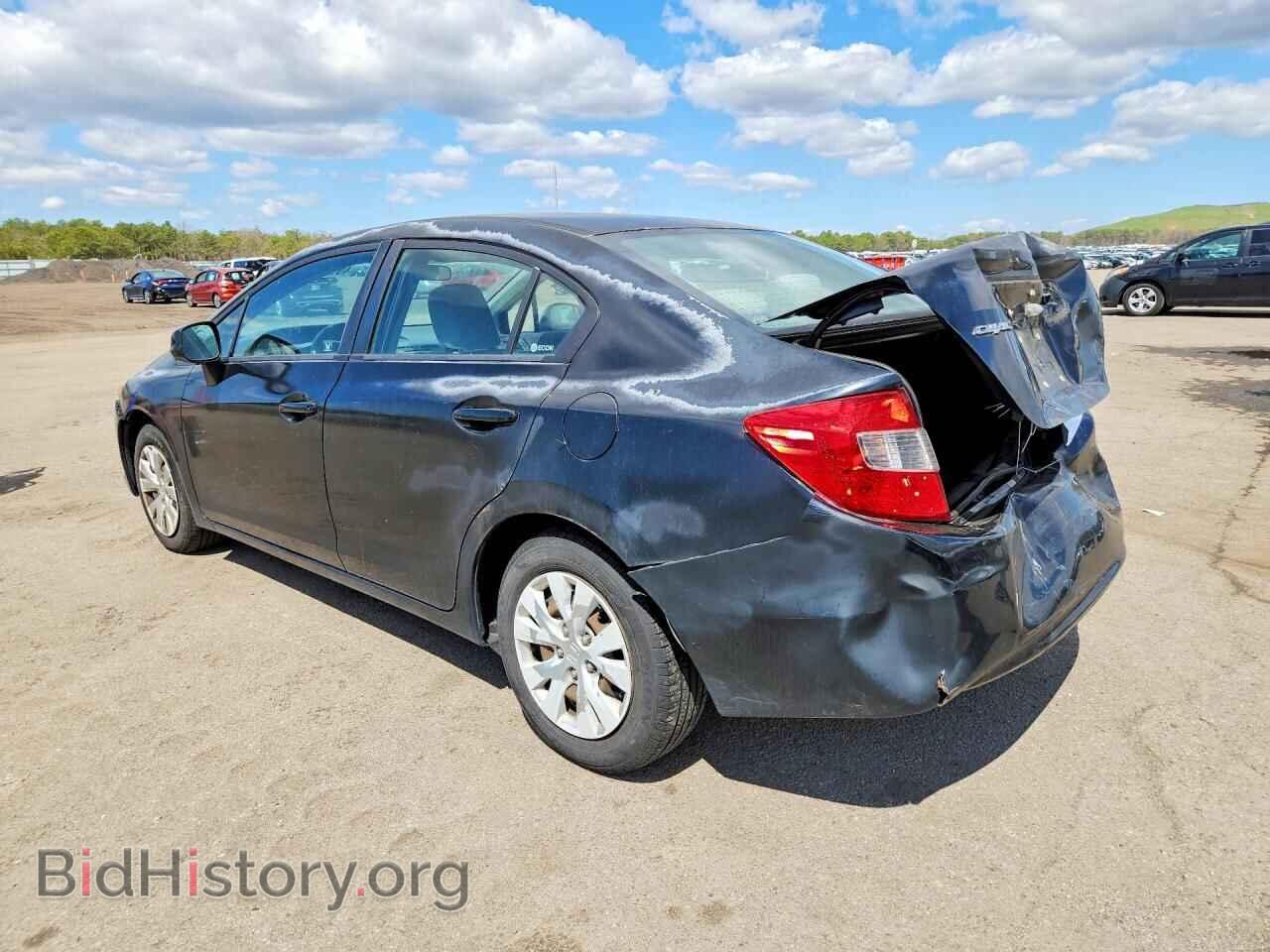 2012 HONDA CIVIC - VIN: 2HGFB2F54CH608169 - Фото 2