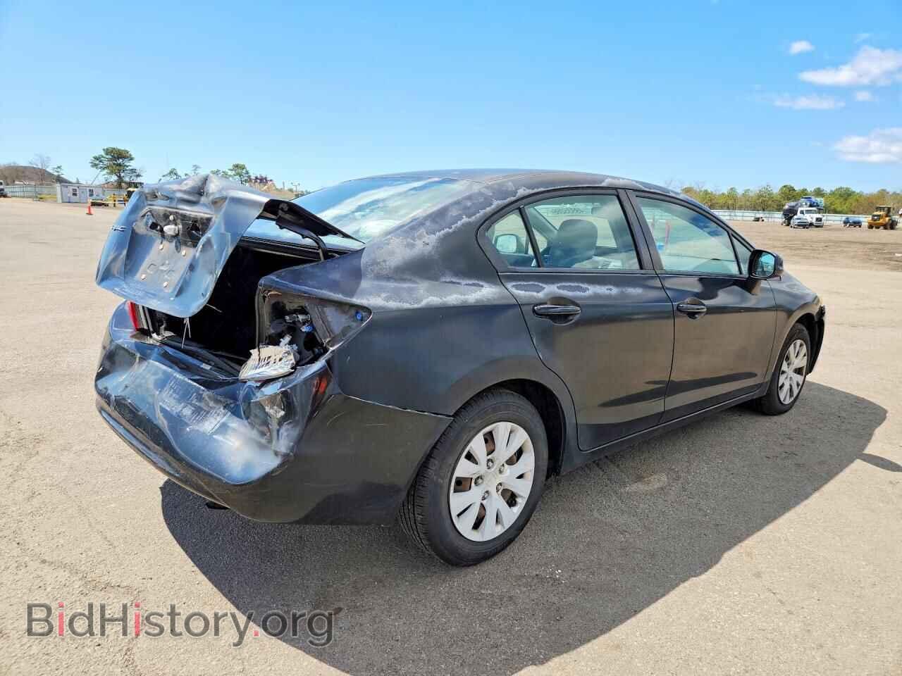 2012 HONDA CIVIC - VIN: 2HGFB2F54CH608169 - Фото 3