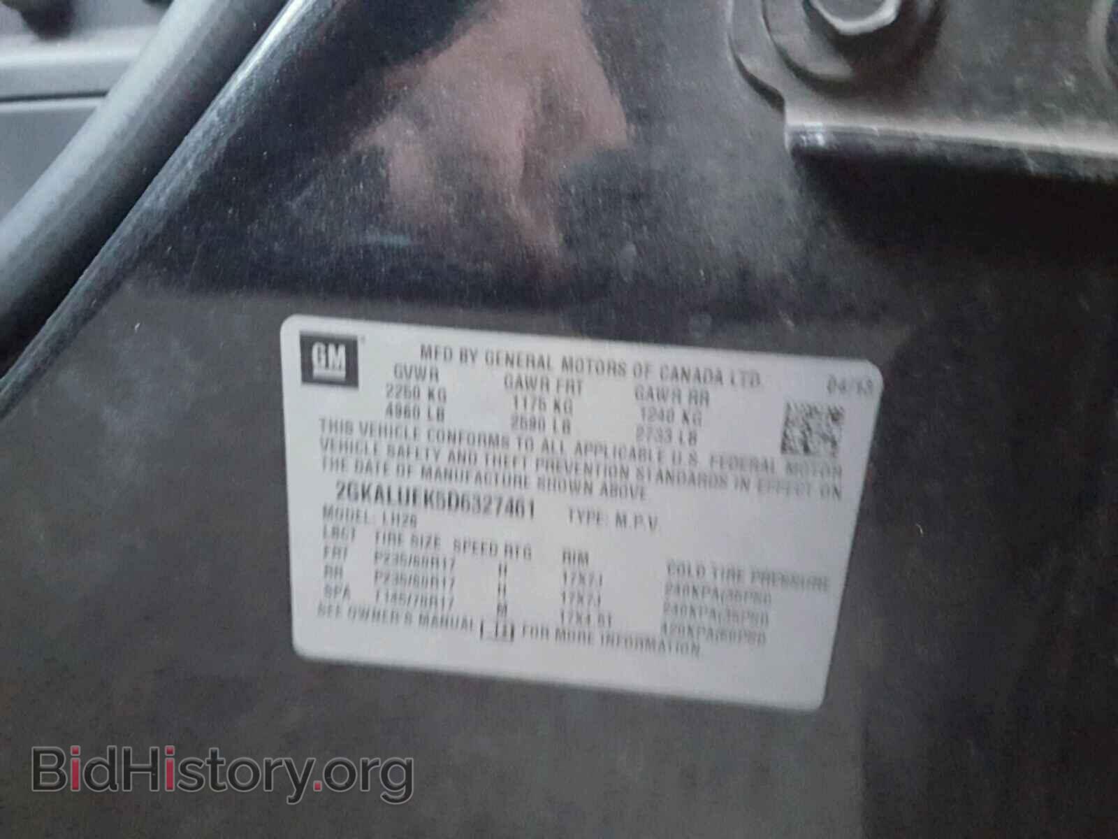 2013 GMC TERRAIN - VIN: 2GKALUEK5D6327461 - Фото 10