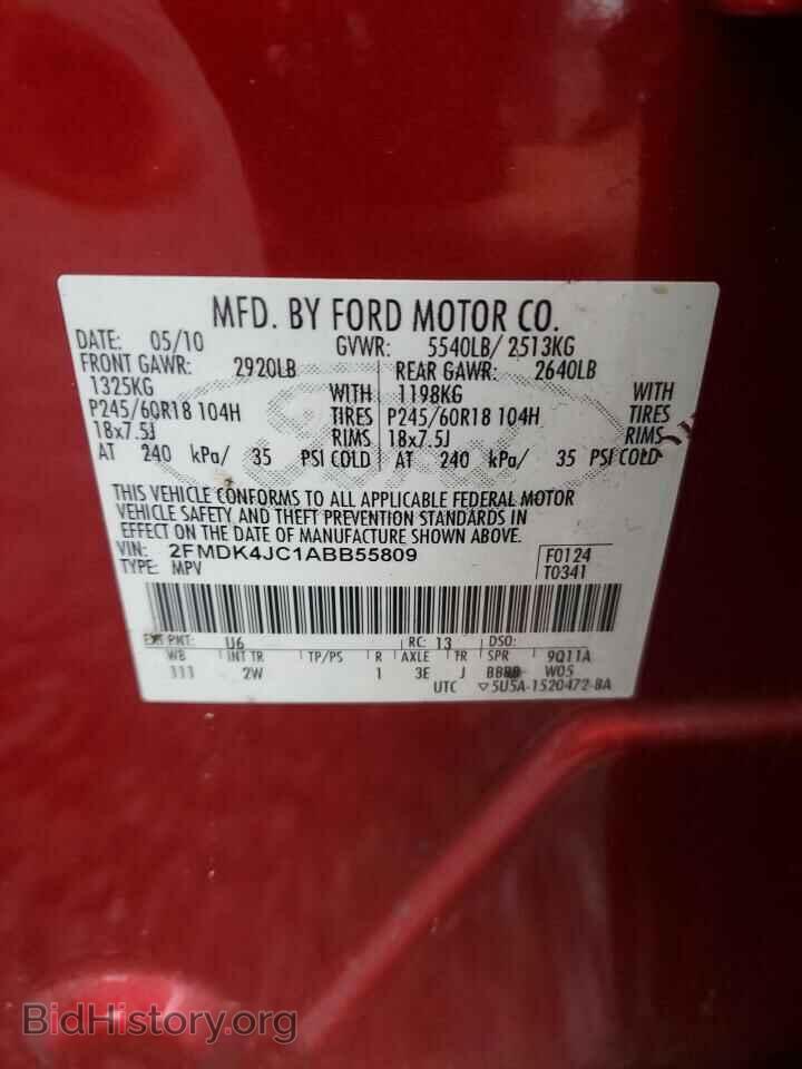 2010 FORD EDGE - VIN: 2FMDK4JC1ABB55809 - Фото 13