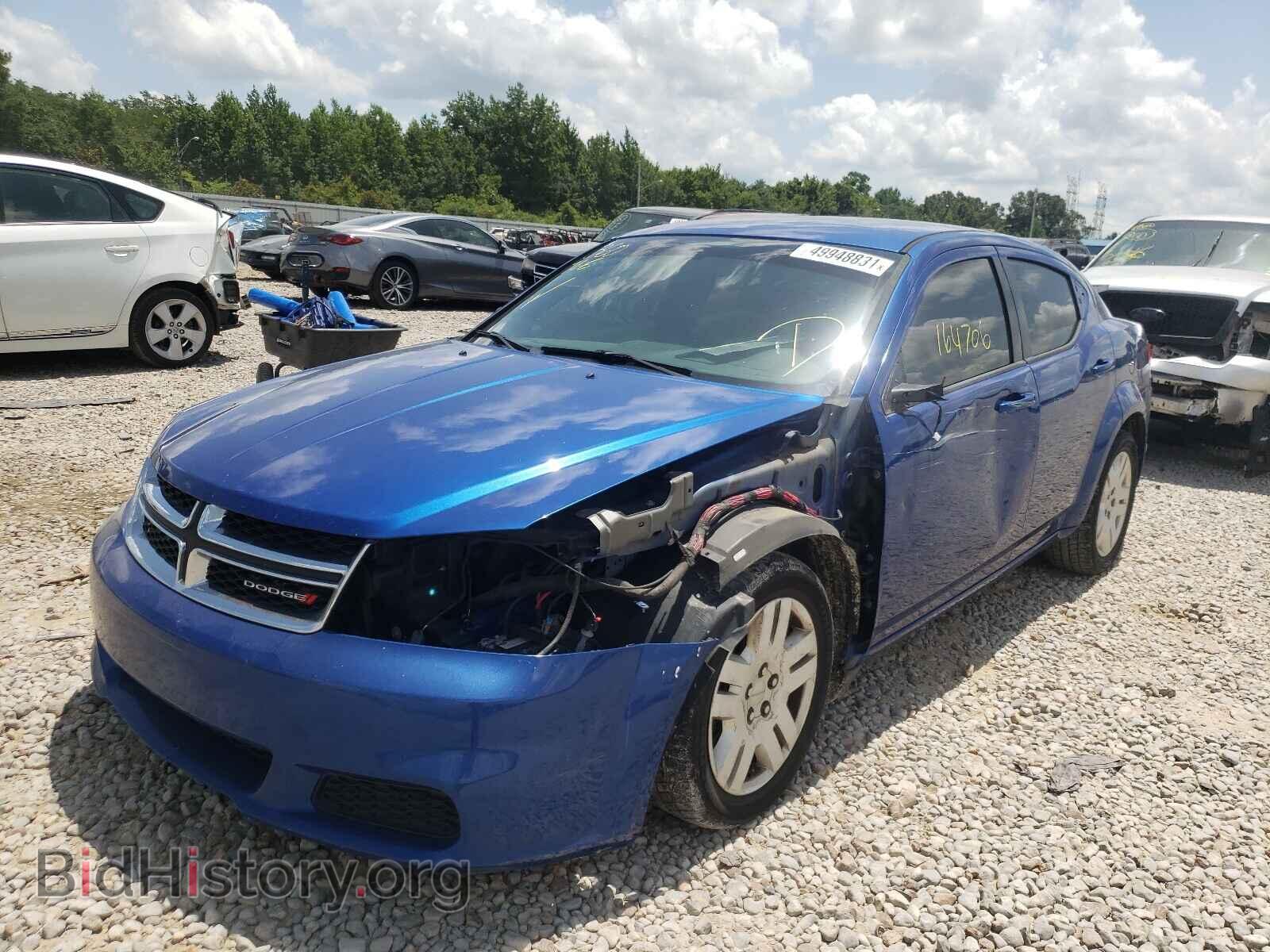 2014 DODGE AVENGER - VIN: 1C3CDZAB6EN129266 - Фото 2