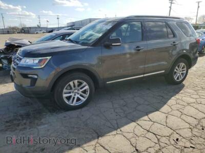 2018 Ford EXPLORER XLT, серый — VIN 1FM5K8D89JGB05218, Copart
