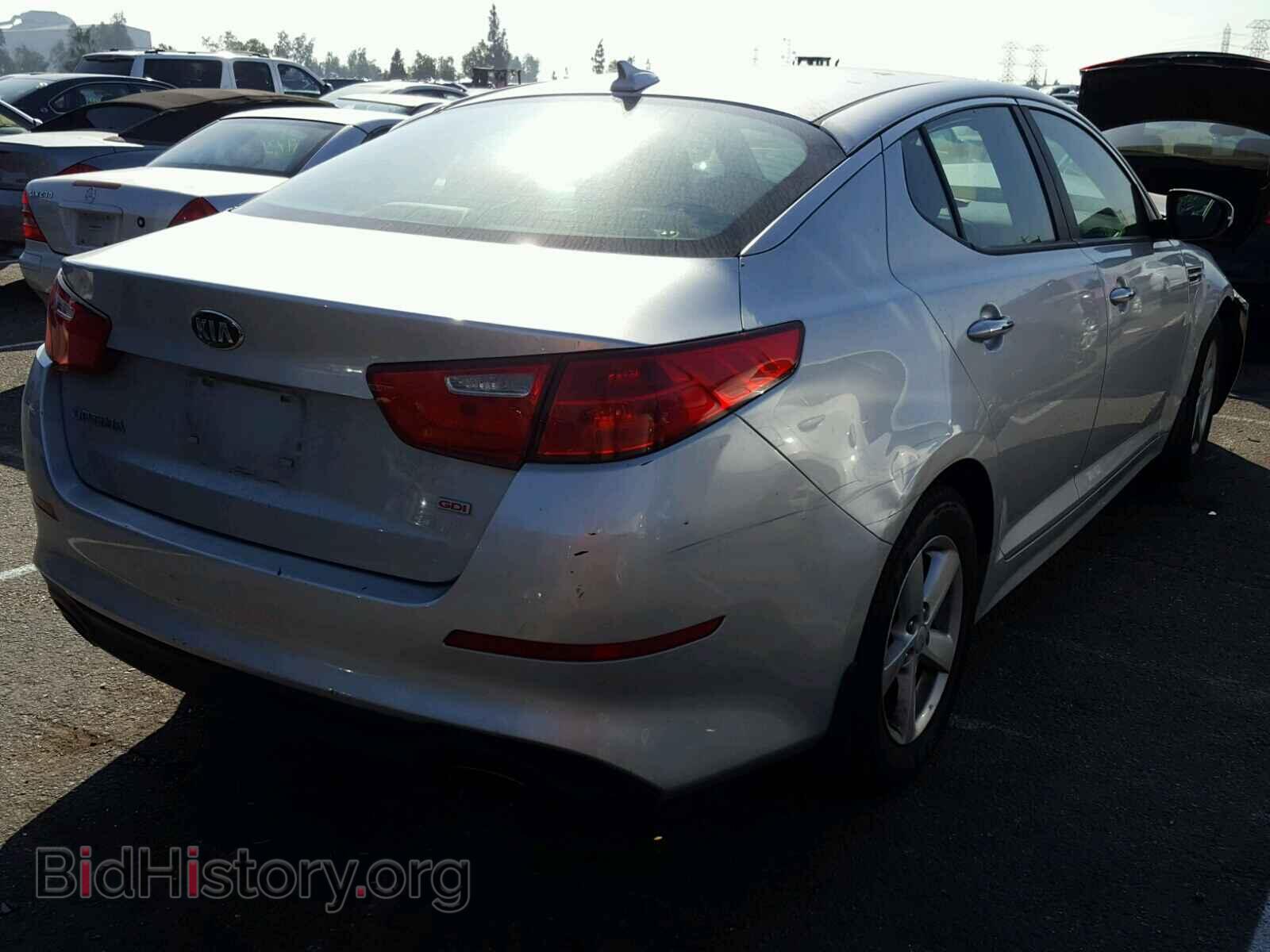 2015 KIA OPTIMA - VIN: 5XXGM4A70FG494129 - Фото 4