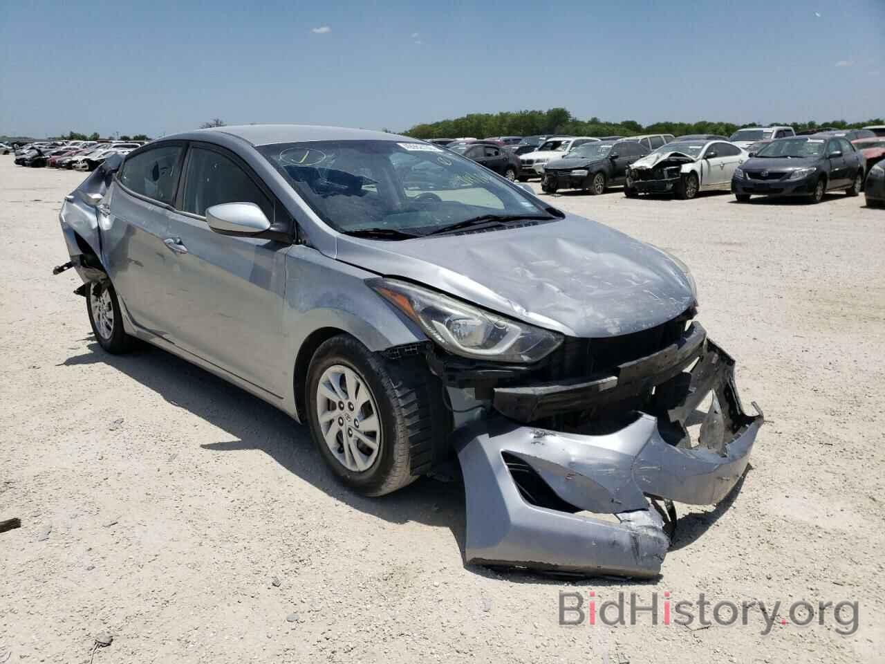 Photo 5NPDH4AE5GH739714 - HYUNDAI ELANTRA 2016