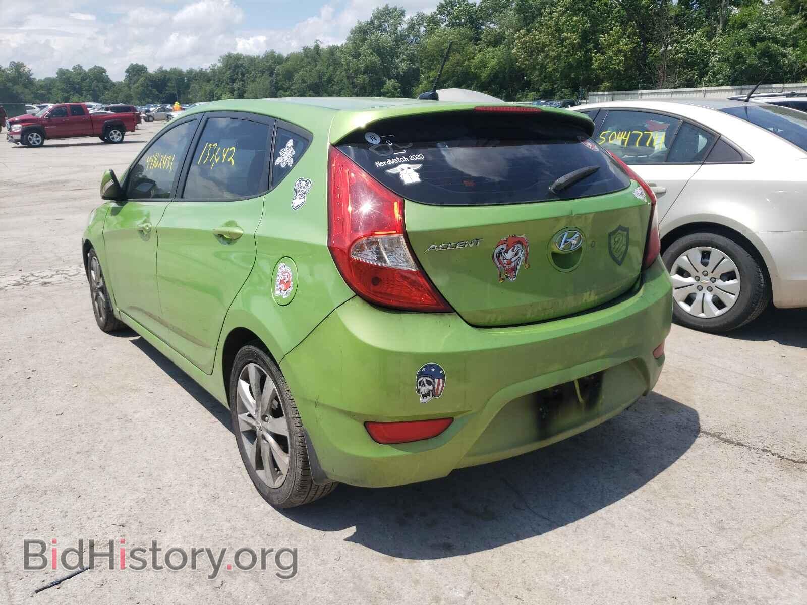 2013 HYUNDAI ACCENT - VIN: KMHCU5AE4DU070782 - Фото 3