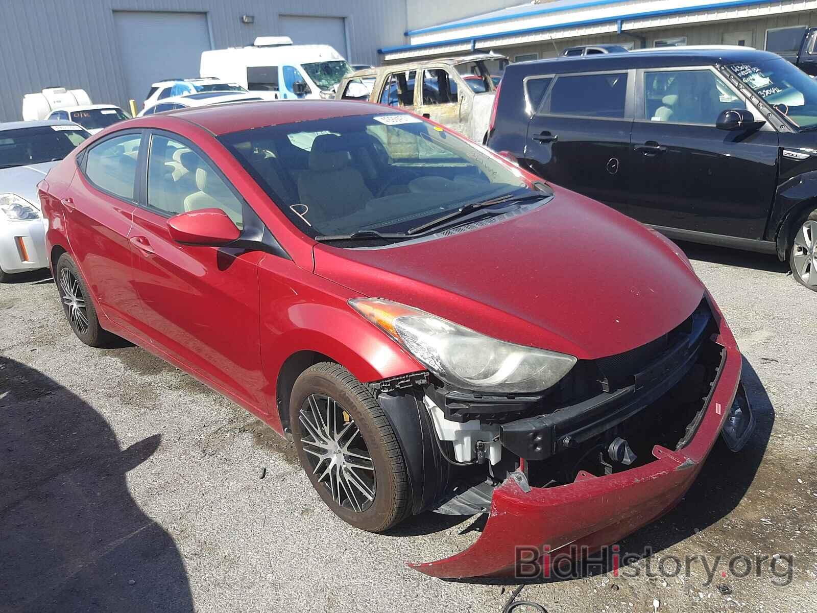 Photo KMHDH4AE9CU435569 - HYUNDAI ELANTRA 2012