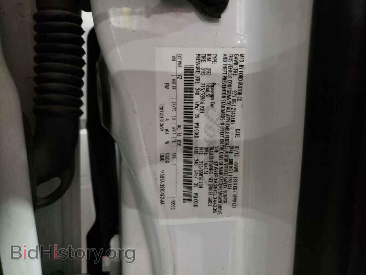2012 FORD FOCUS - VIN: 1FAHP3K25CL344236 - Photo 10