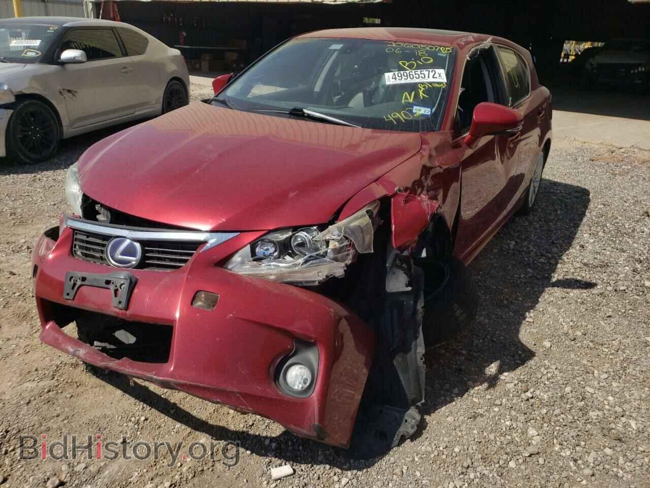 2011 LEXUS CT 200 - VIN: JTHKD5BH6B2034902 - Фото 2