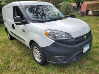 2018 RAM PROMASTER, white — VIN ZFBERFAB0J6K95519, Copart