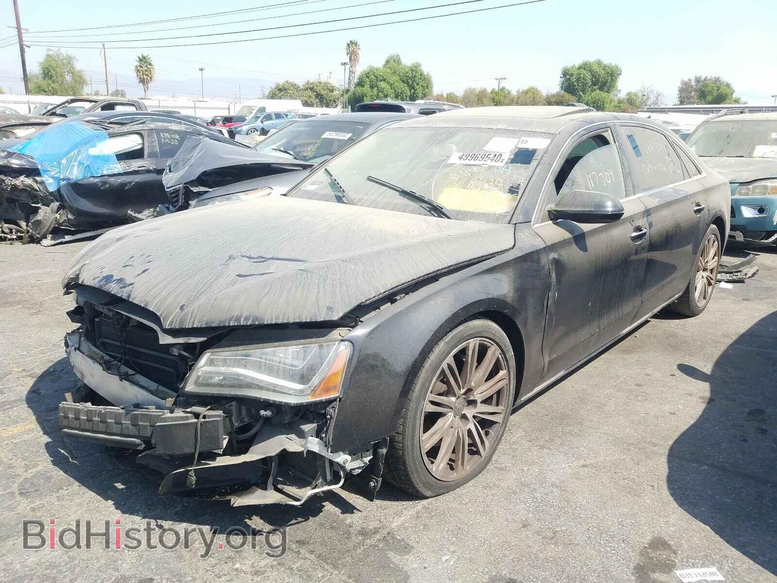 2013 AUDI A8 - VIN: WAURGAFD3DN013348 - Фото 2