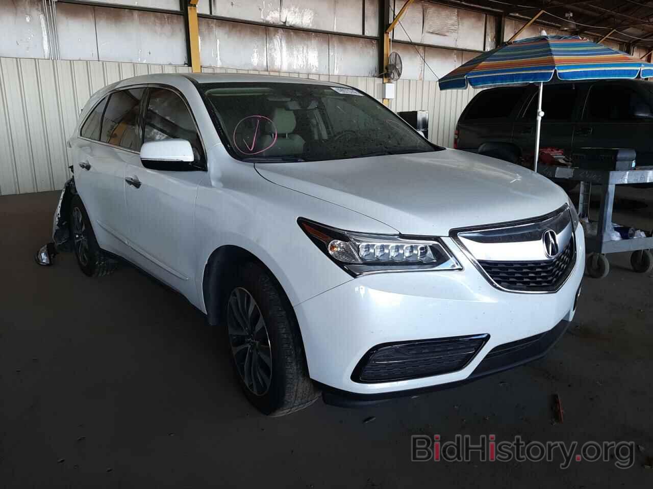 Фотография 5FRYD3H43GB012458 - ACURA MDX 2016