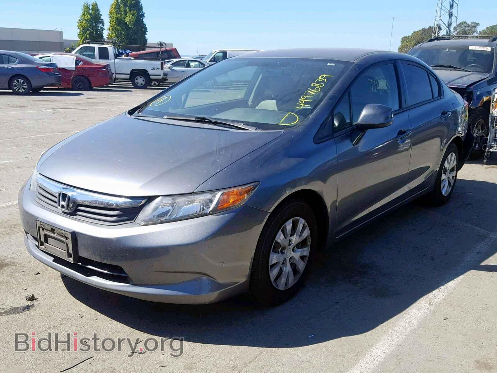 2012 HONDA CIVIC LX - VIN: JHMFB2F57CS004752 - Фото 2