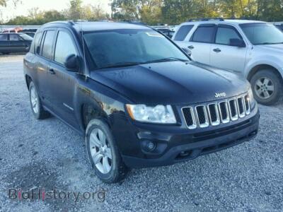 2012 Jeep COMPASS LA, черный — VIN 1C4NJDEB1CD538272, Copart