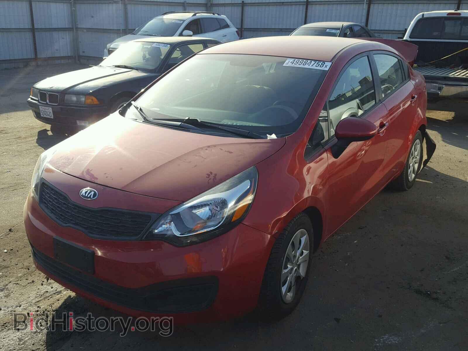 2014 KIA RIO - VIN: KNADM4A36E6390237 - Фото 2