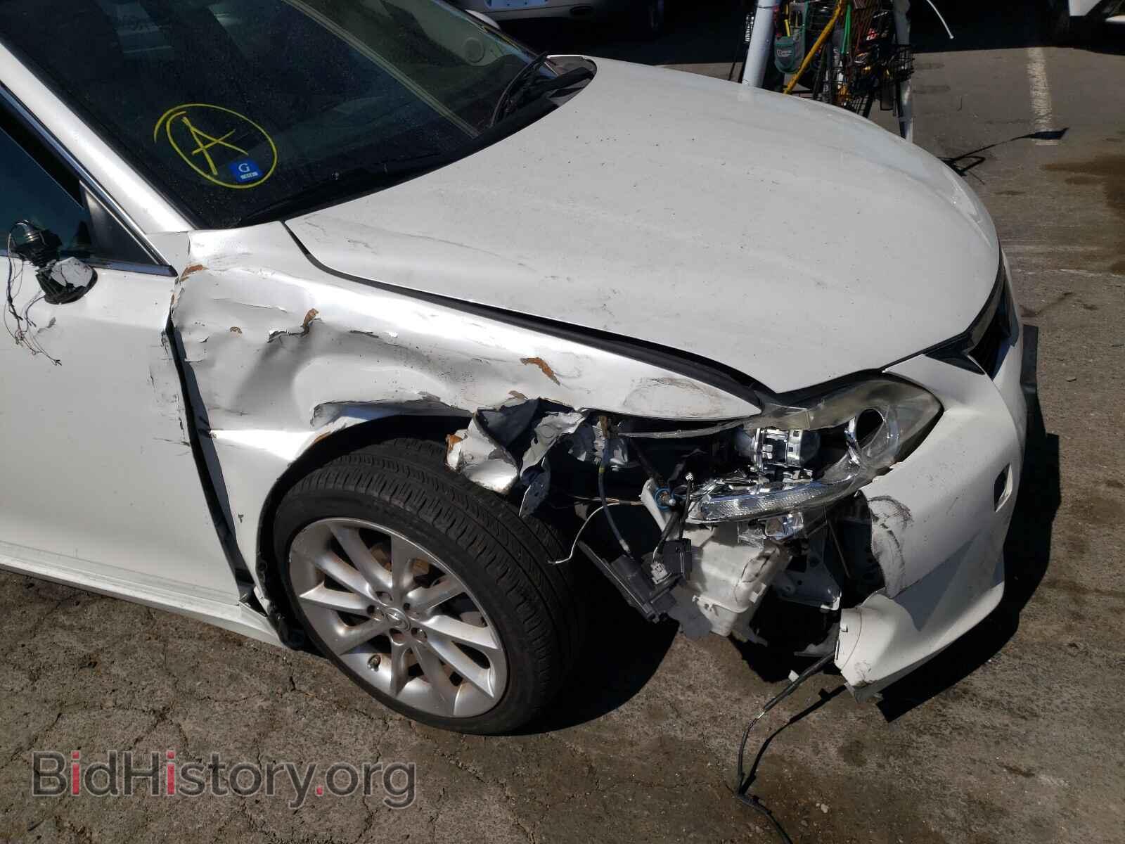 2012 LEXUS CT 200 - VIN: JTHKD5BH6C2100902 - Фото 9