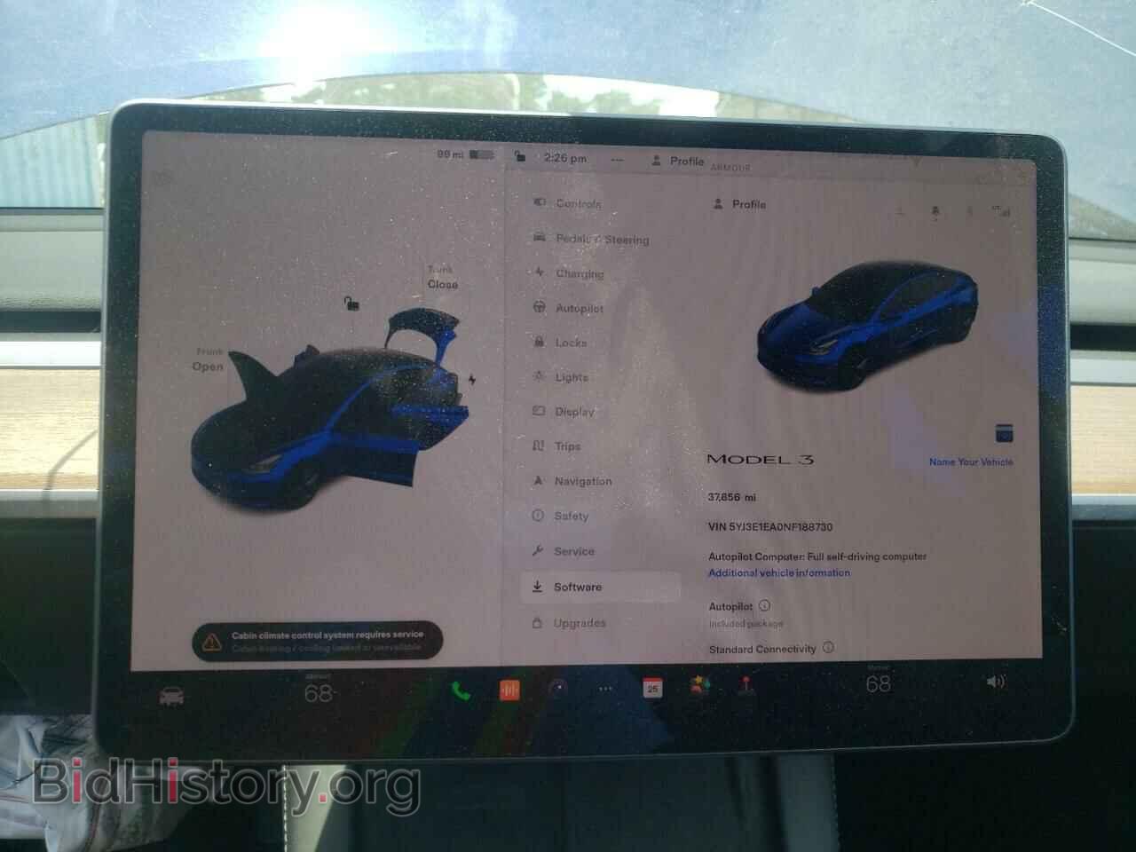 2022 TESLA MODEL 3 - VIN: 5YJ3E1EA0NF188730 - Фото 9