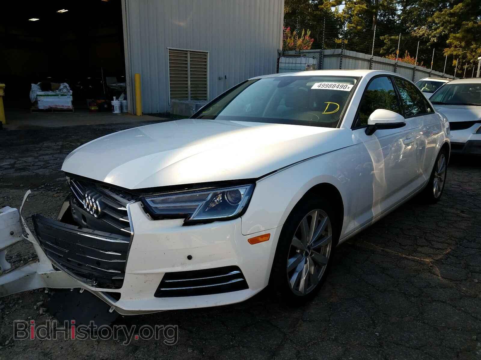 2017 AUDI A4 - VIN: WAUGMAF41HN050016 - Фото 2