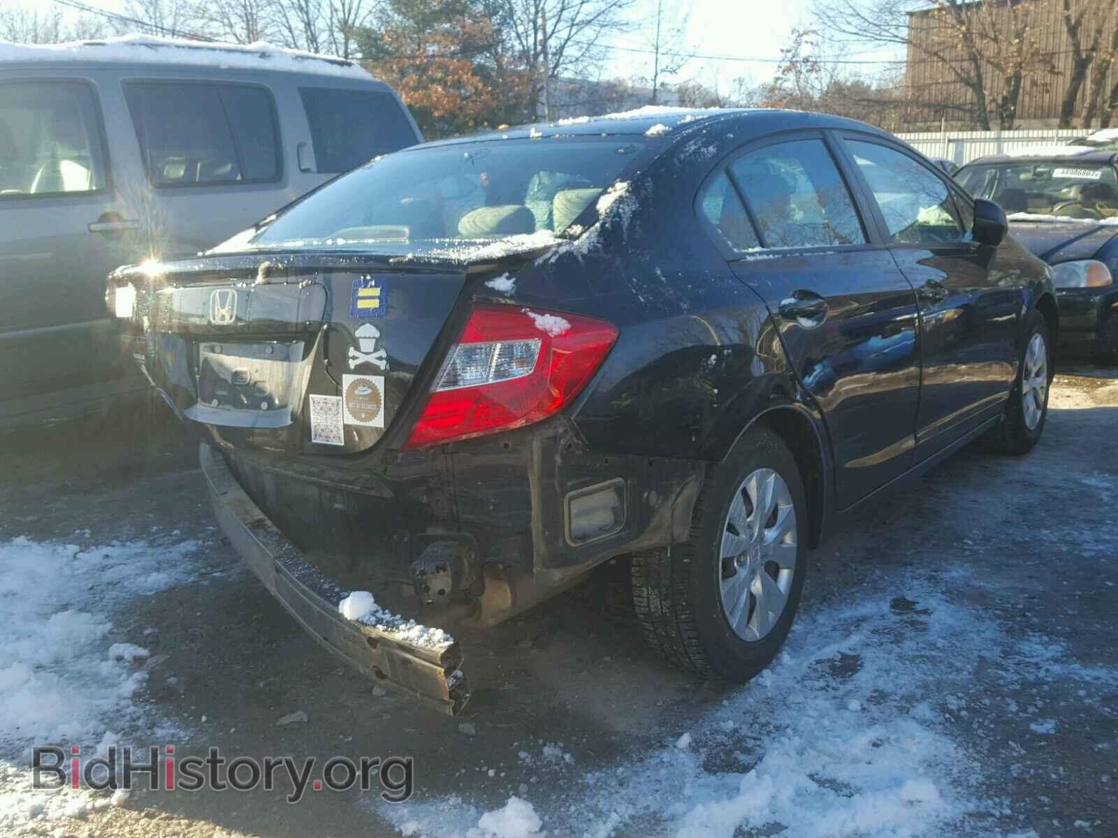 2012 HONDA CIVIC - VIN: 2HGFB2F52CH322420 - Фото 4