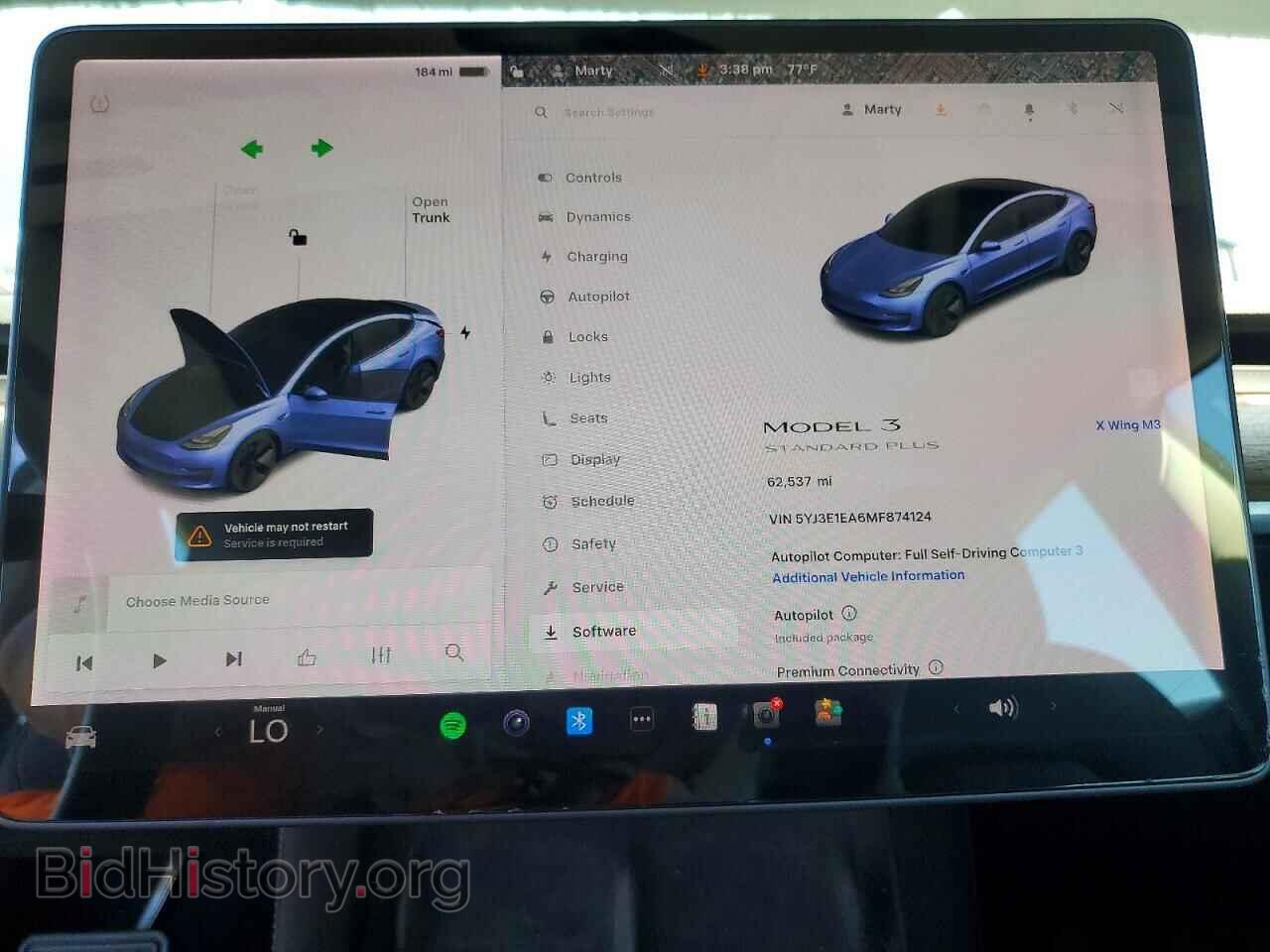 2021 TESLA MODEL 3 - VIN: 5YJ3E1EA6MF874124 - Photo 9
