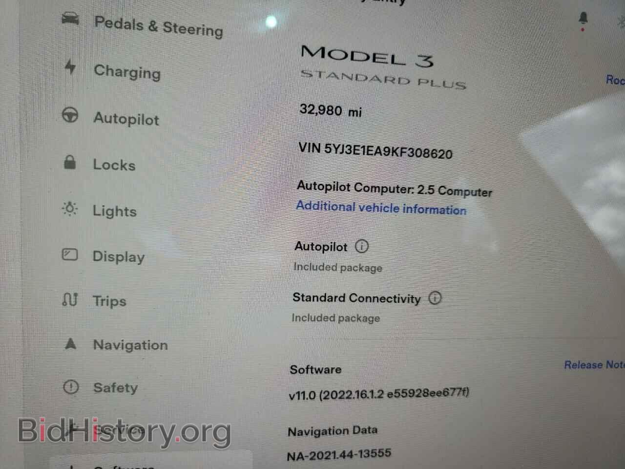 2019 TESLA MODEL 3 - VIN: 5YJ3E1EA9KF308620 - Photo 8