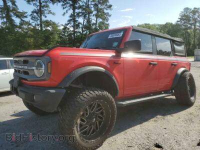 2021 Ford BRONCO Bronco BAS, красный — VIN 1FMDE5BHXMLA82533, Copart