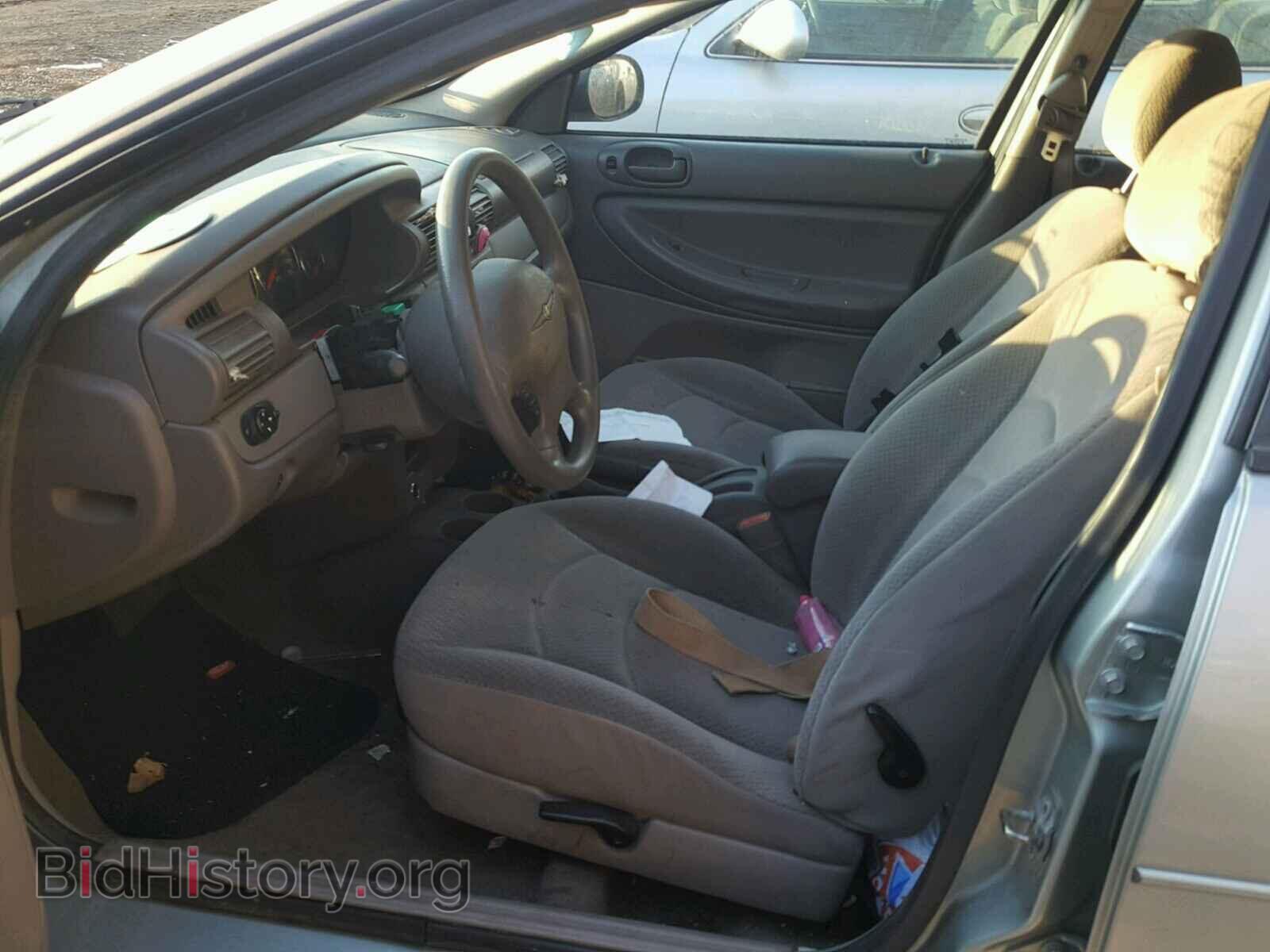 2004 CHRYSLER SEBRING - VIN: 1C3EL46X04N365722 - Фото 5