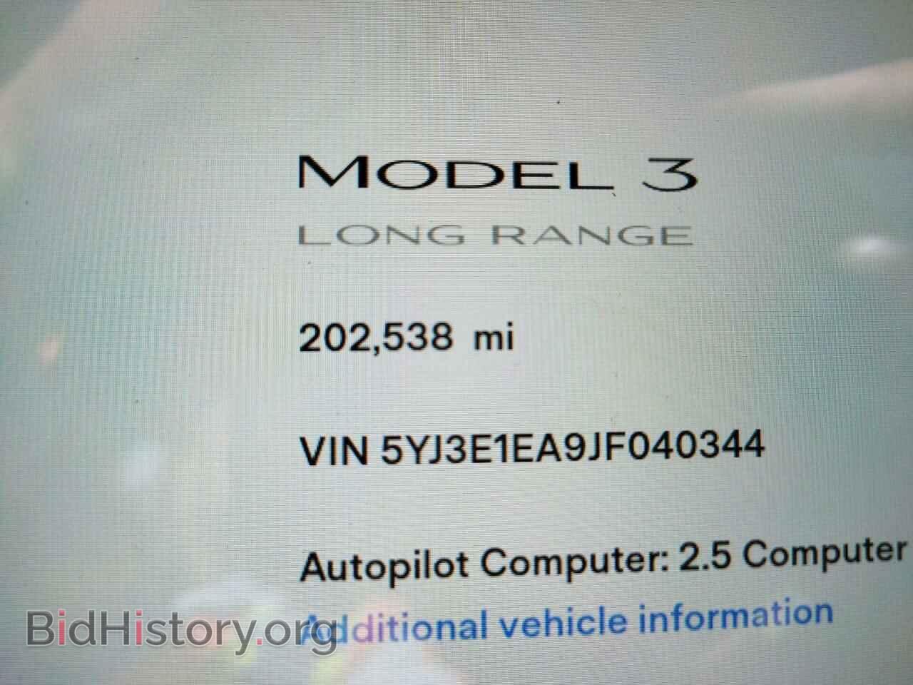 2018 TESLA MODEL 3 - VIN: 5YJ3E1EA9JF040344 - Фото 8