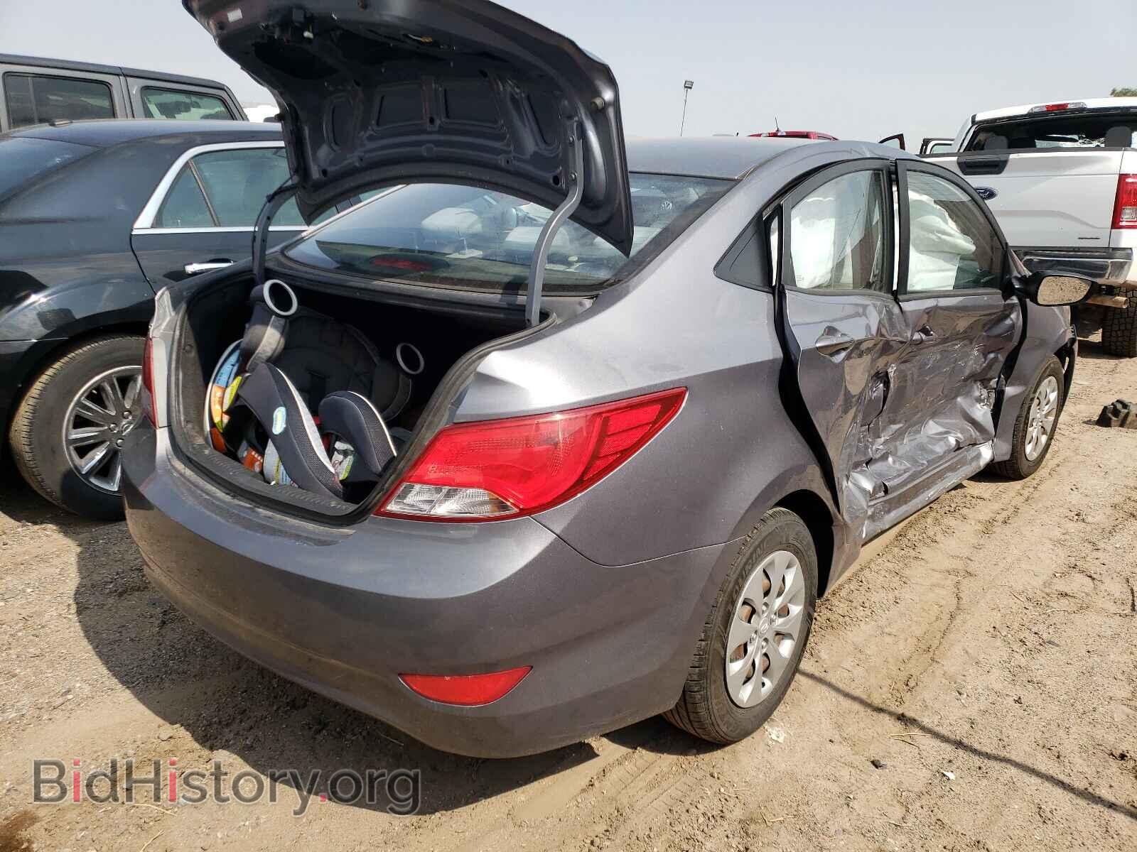 2015 HYUNDAI ACCENT - VIN: KMHCT4AE2FU886292 - Фото 4