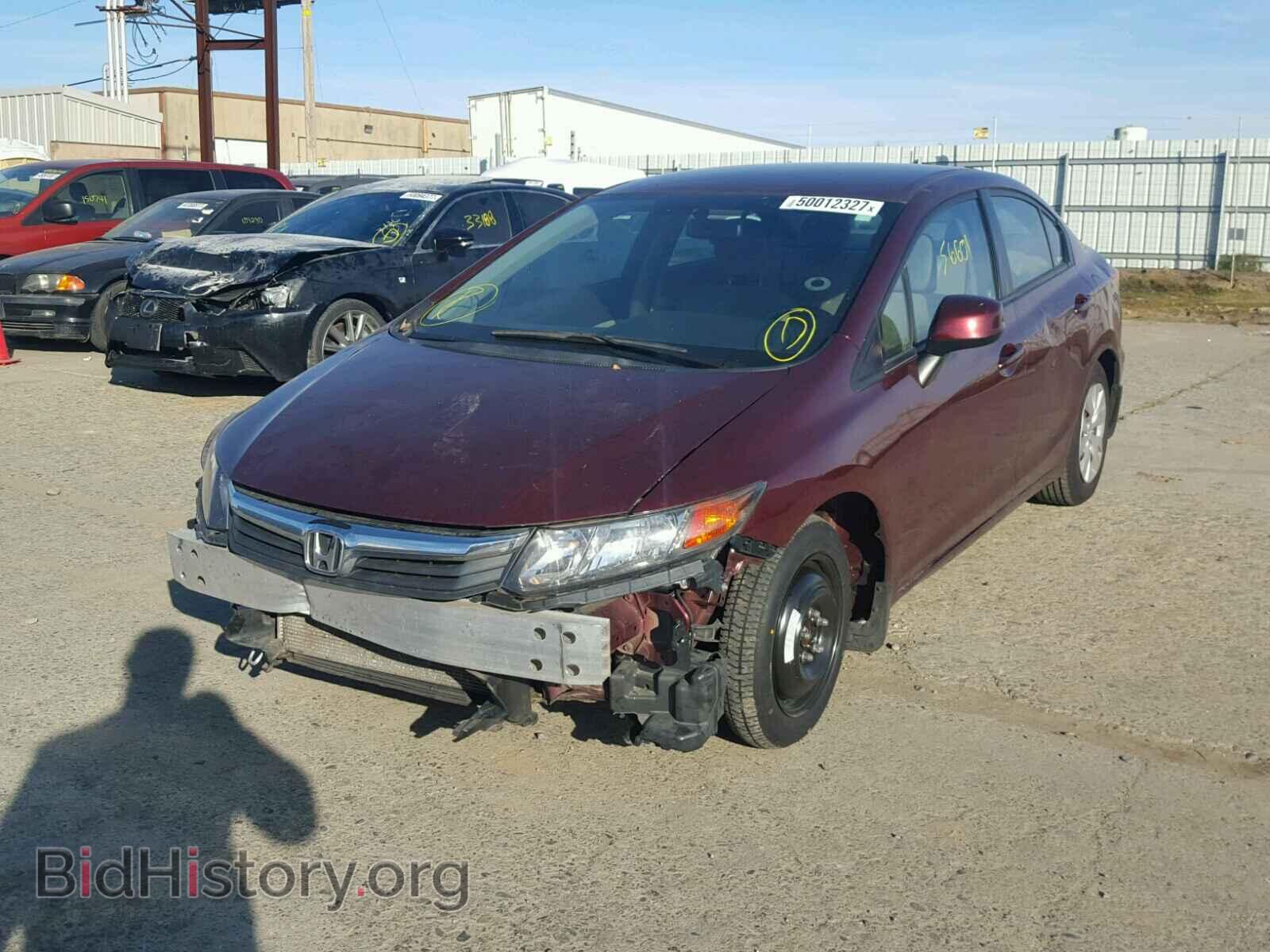 2012 HONDA CIVIC - VIN: 2HGFB2F56CH565325 - Photo 2
