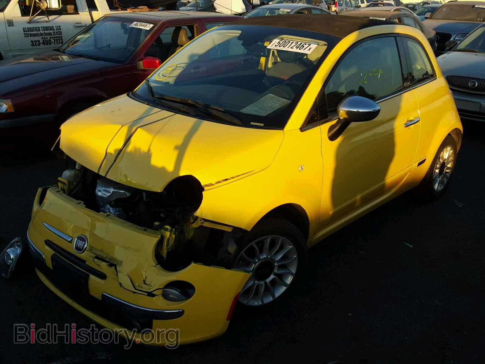 2012 FIAT 500 - VIN: 3C3CFFER7CT167330 - Фото 2