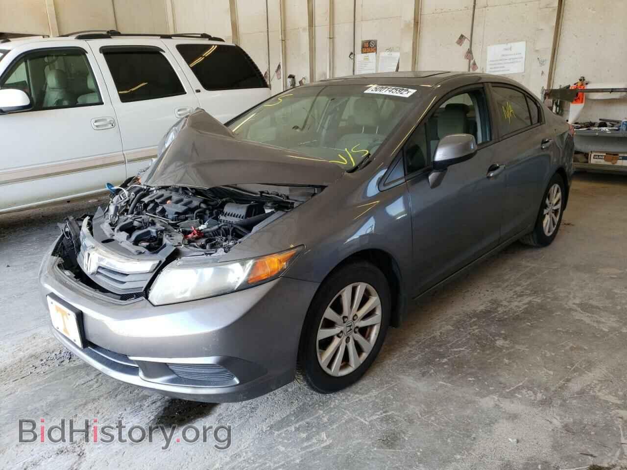 2012 HONDA CIVIC - VIN: 2HGFB2F80CH522707 - Фото 2