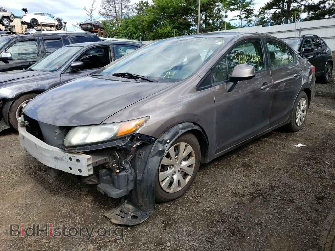 2012 HONDA CIVIC - VIN: 2HGFB2F52CH539143 - Фото 2