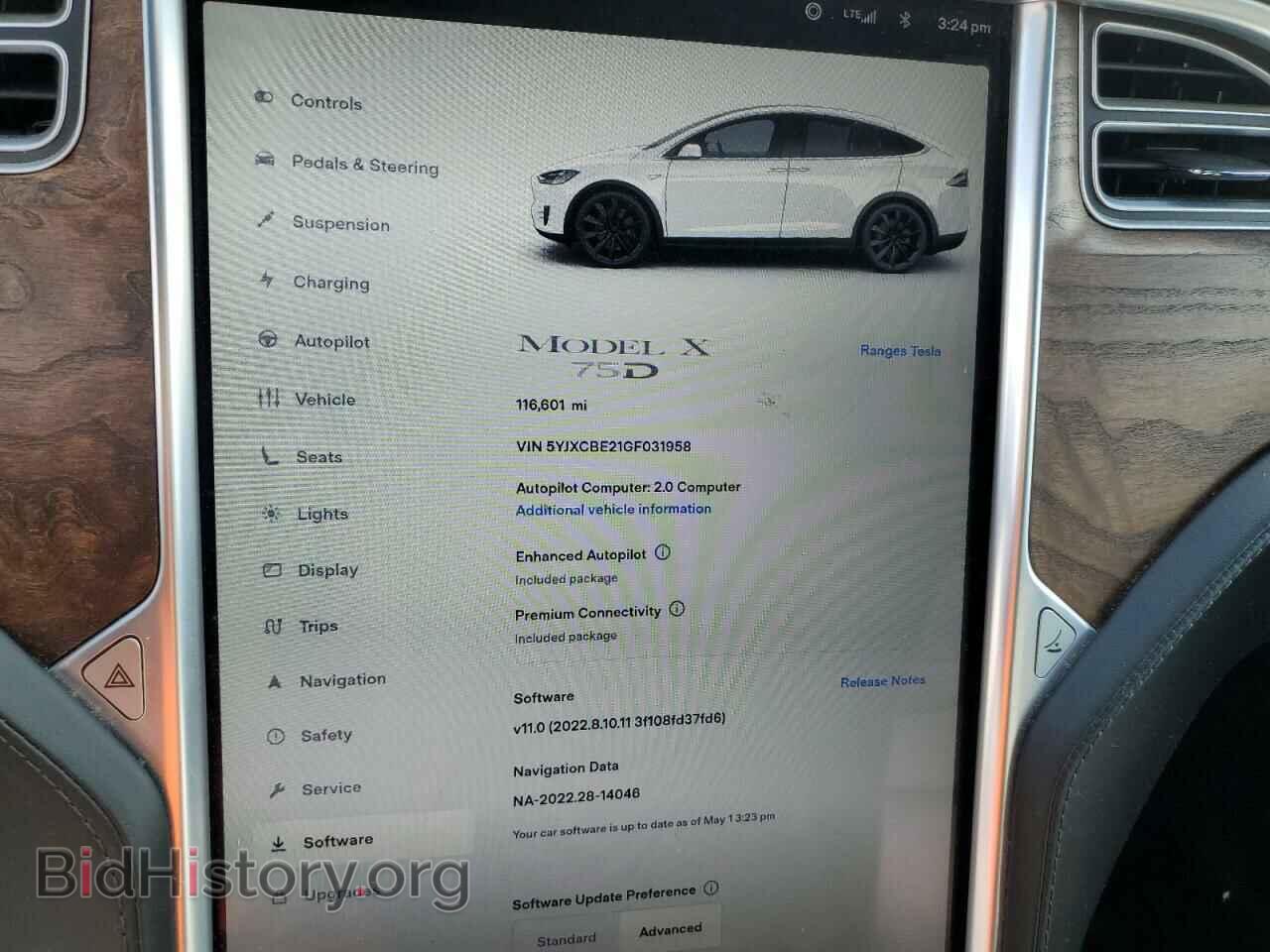 2016 TESLA MODEL X - VIN: 5YJXCBE21GF031958 - Photo 9
